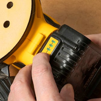Excenterslip batteri bäst i test testvinnare: DeWalt DCW210N Excenterslip batteri bäst i test testvinnare: DeWalt DCW210N